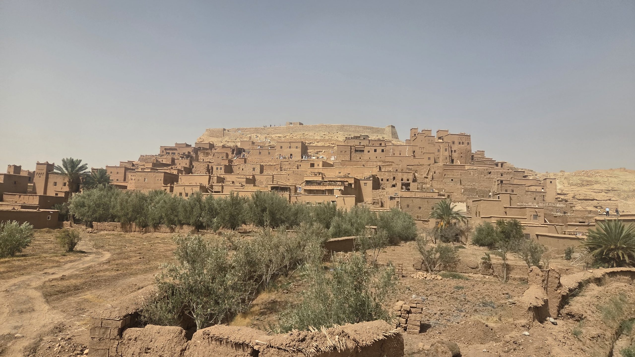 Photo by Suzanne Sheehy, taken at Aït Benhaddou Aït Benhaddou Kasbah, the UNESCO site used as a film location for movies like Gladiator, on the way to the Sahara Desert.