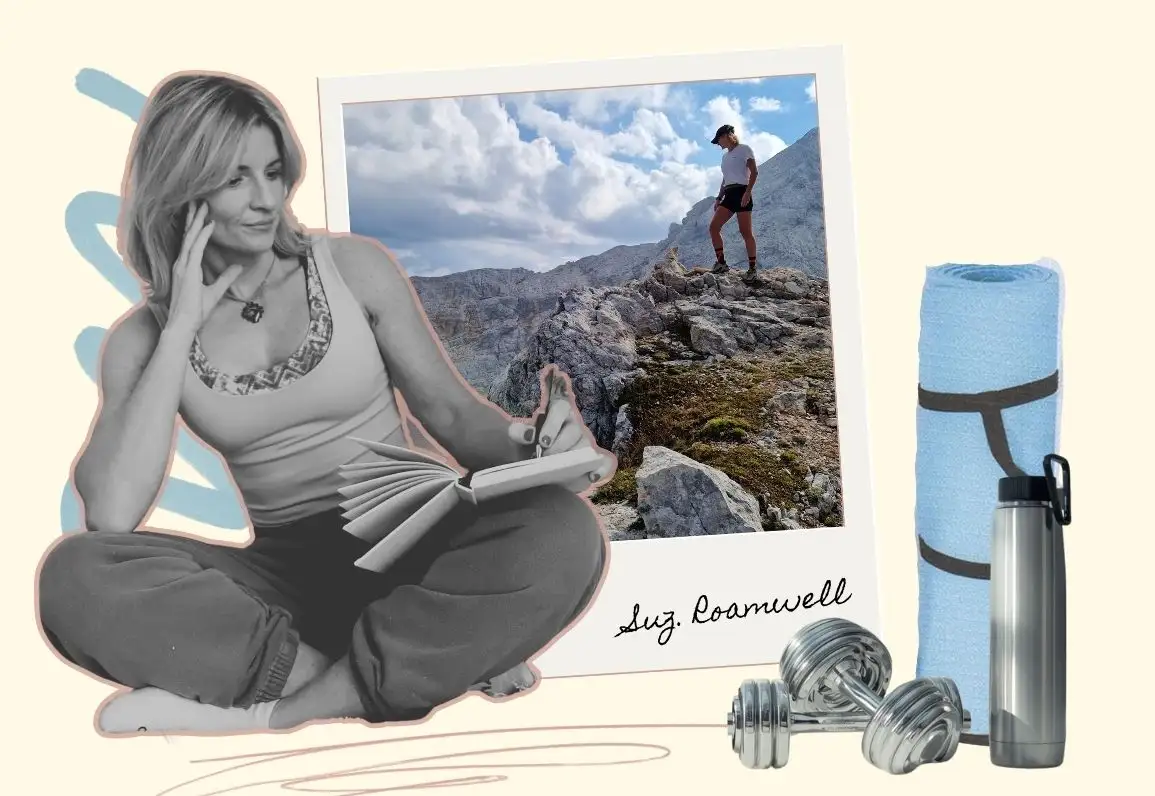 Portrait of suzanne, founder of roamwell. Writer of health and wellbeing